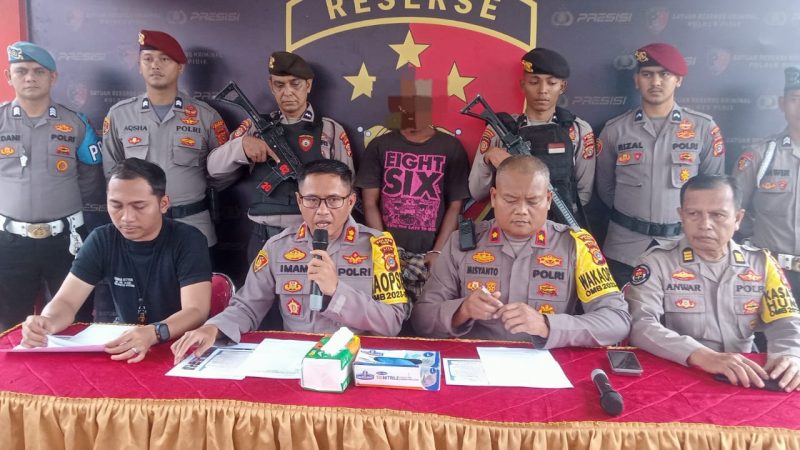 Pelaku Pembunuhan Istri di Ringkus Sat Reskrim Polres Pidie