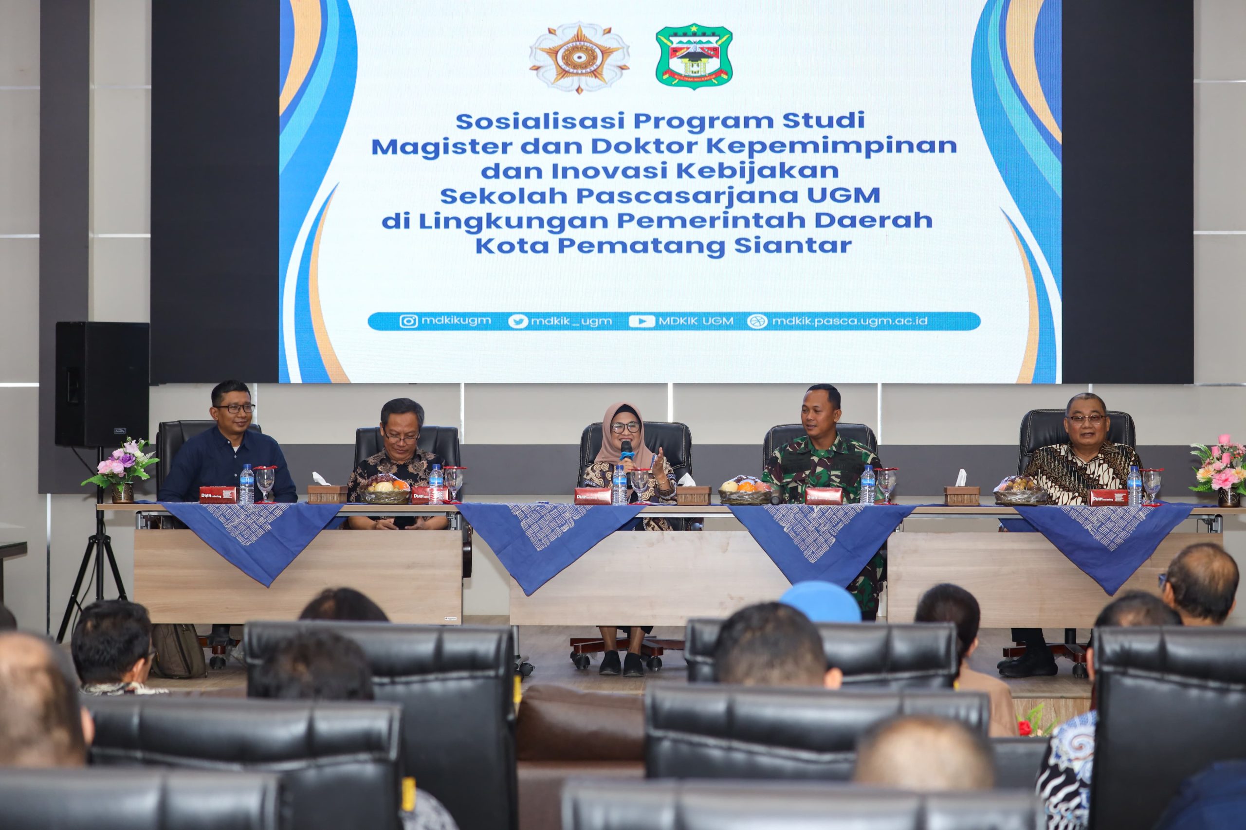 Wali Kota Buka Sosialisasi Program Studi Magister dan Doktor Kepemimpinan dan Inovasi Kebijakan (KIK) di Pemerintah Kota Pematangsiantar