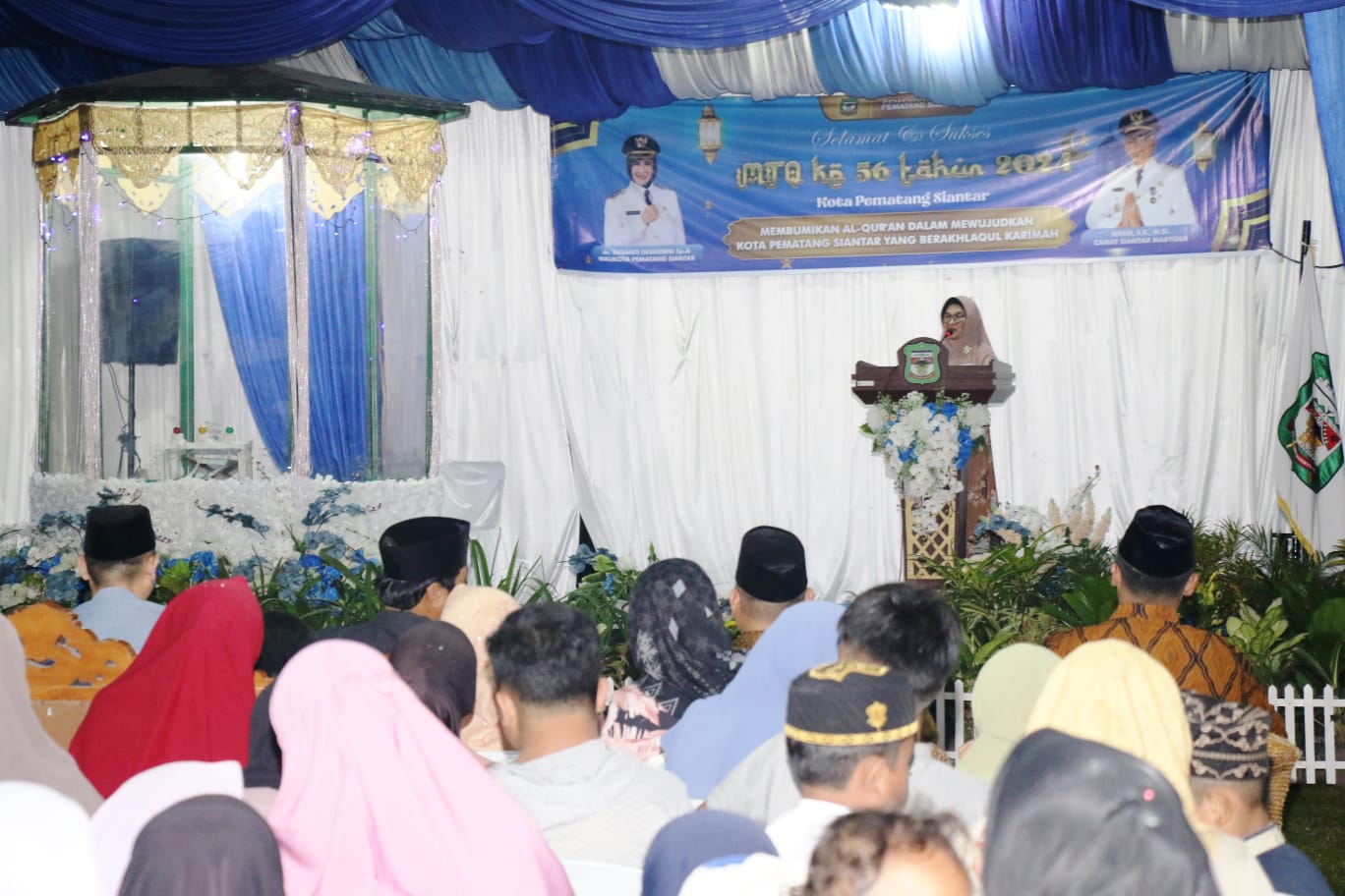 Wali Kota dr Susanti Dewayani, SpA Tutup MTQ ke-56 Tingkat Kecamatan Siantar Martoba Tahun 2024