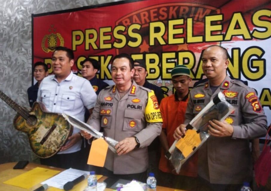Press Release, Kapolrestabes Palembang Ungkap Kasus Terjadinya Pembunuhan Di Jaka Baring