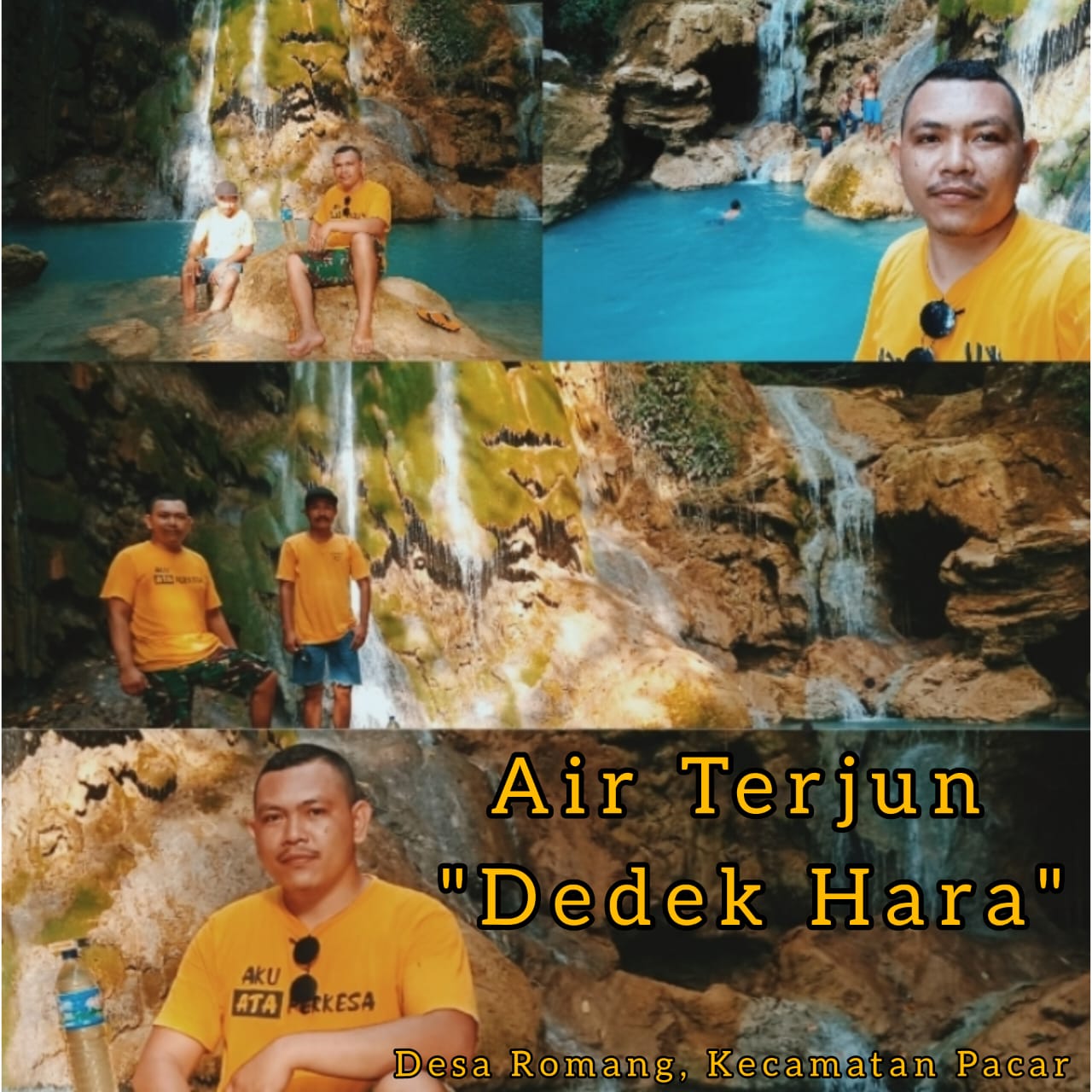 Air Terjun Dedek Hara, Tetesan Air Surga Yang Tersembunyi di Desa Romang, Kec. Pacar