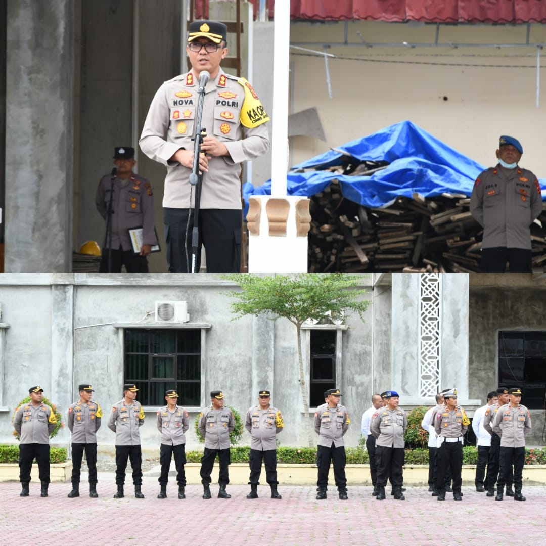 Apel Perdana Kapolres Aceh Timur Tekankan Disiplin dan Netralitas Dalam Pemilu