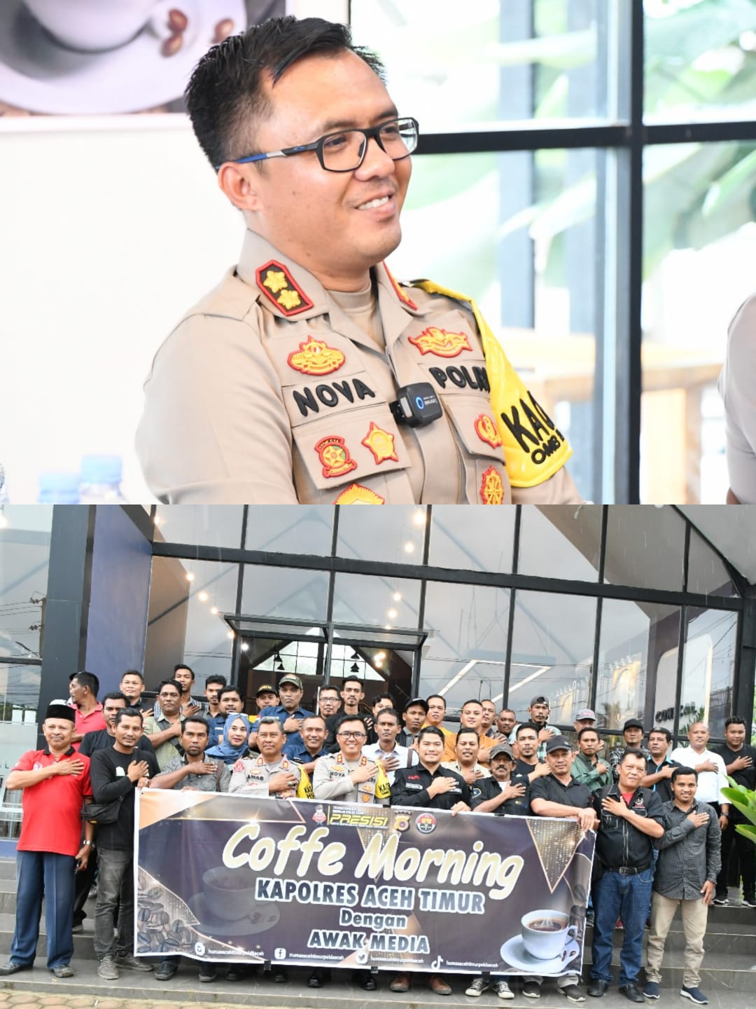 Kapolres Aceh Timur Ajak Media Terus Berkolaborasi dan Bersinergi