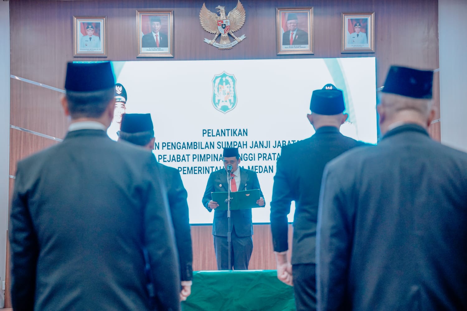 Lantik 4 Pejabat Pimpinan Tinggi Pratama, Ini Pesan Bobby Nasution