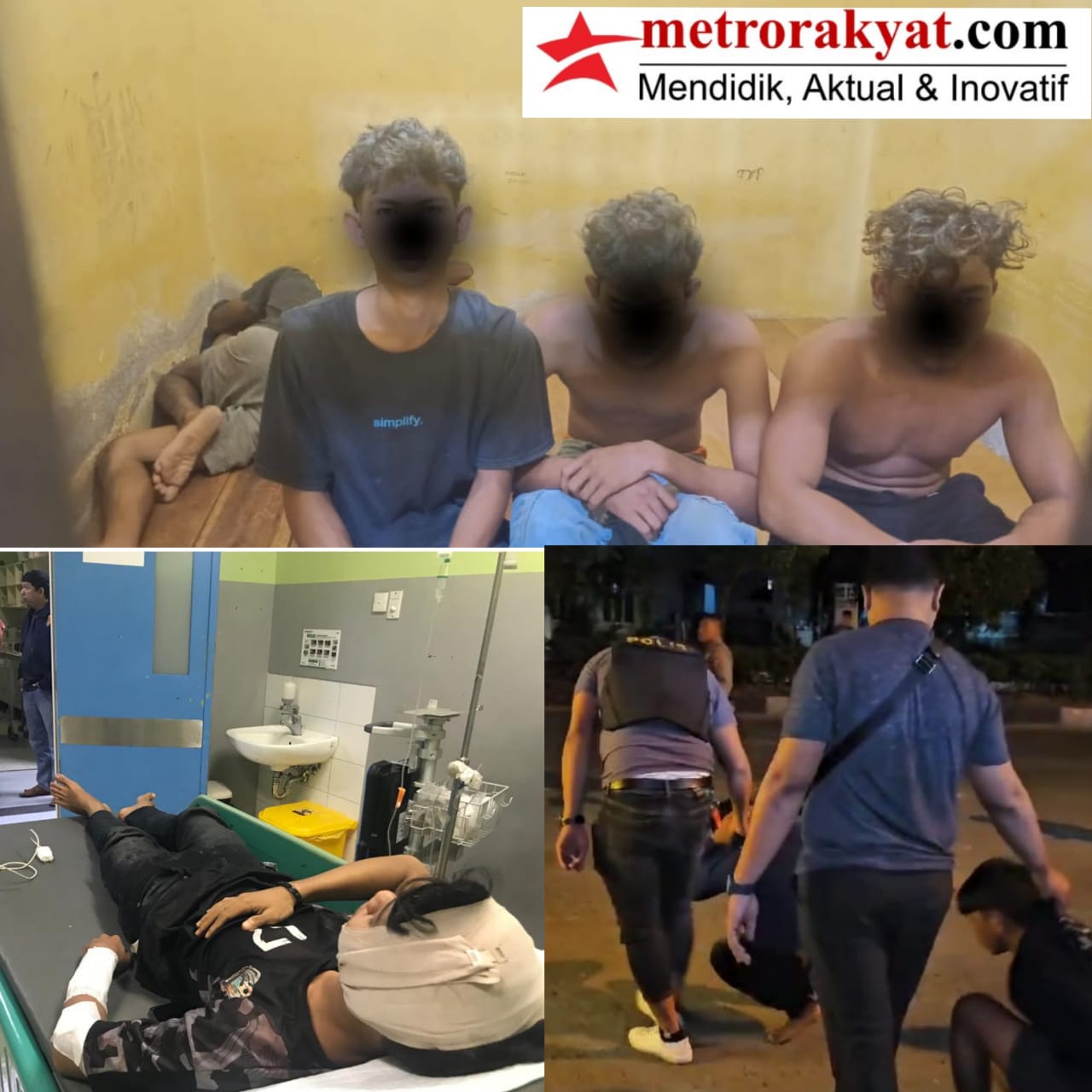 Hendak Tawuran, Personel Polsek Syiah Kuala Amankan Para Pelaku