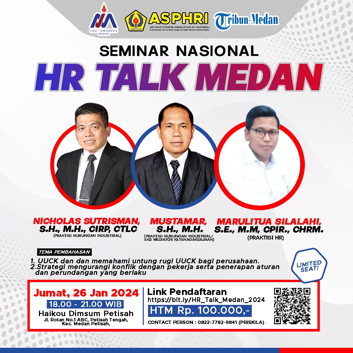 ASPHRI SUMUT Presents Talkshow: “UU CIPTA Kerja Untuk Siapa?”