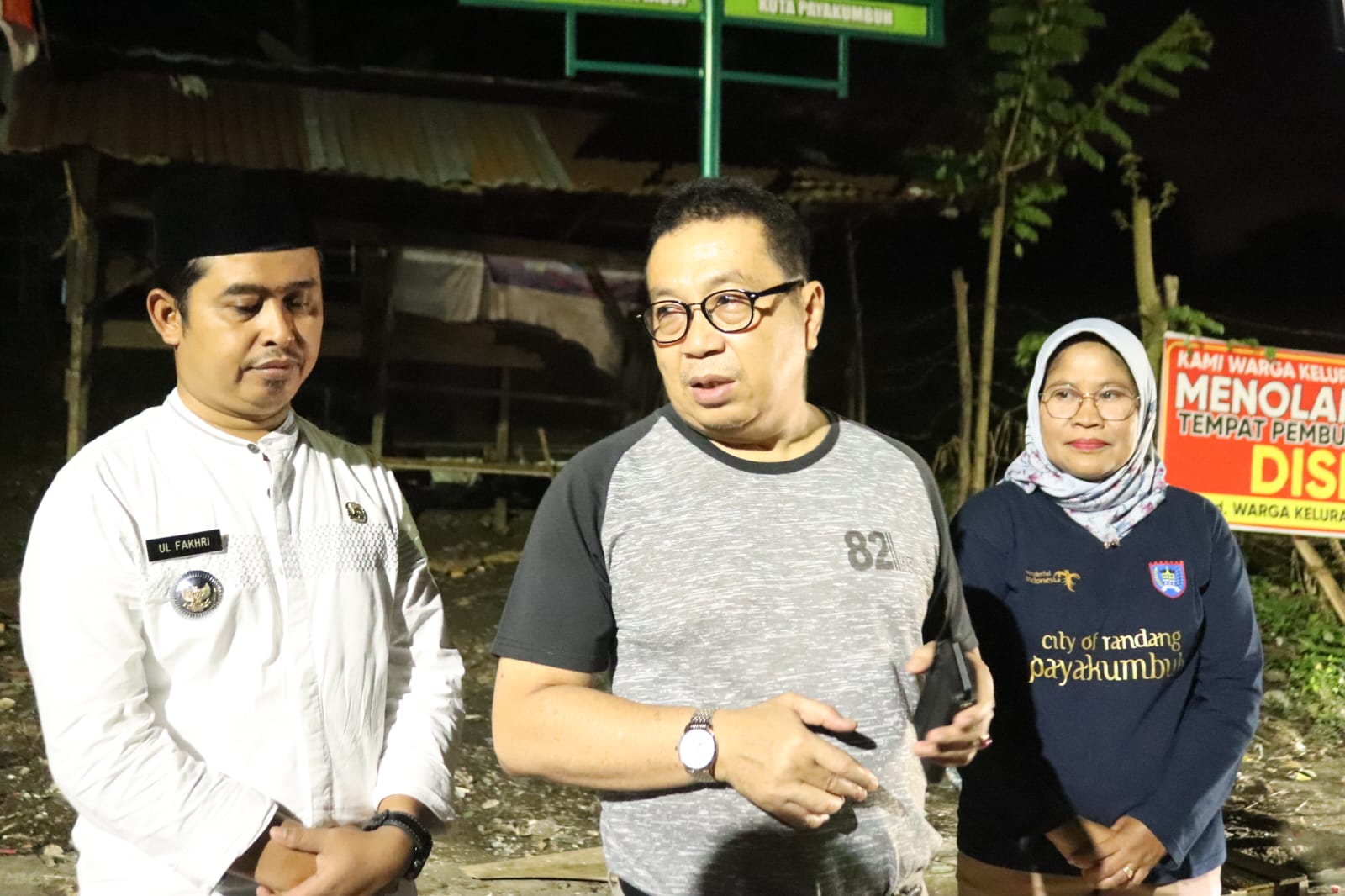 Pj Wali Kota Payakumbuh Tinjau Langsung Penampungan Sampah Sementara Tanjung Pauh