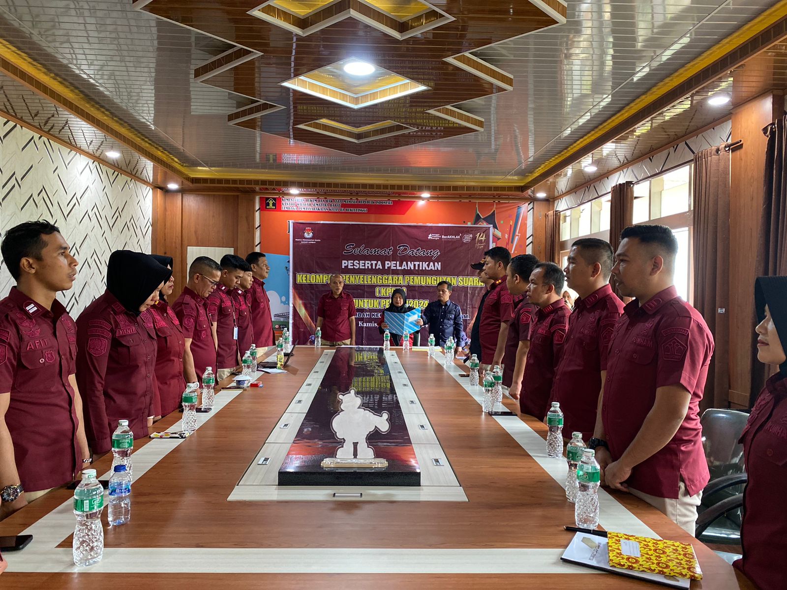 Pelantikan KPPS Pemilu 2024 di Lapas Kelas IIA Bukittinggi