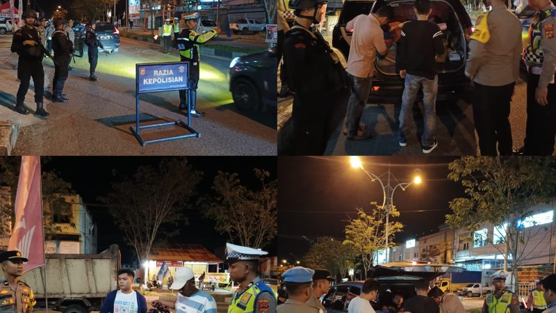 Minimalisir Gangguan Kamtibmas, Laksanakan Patroli KRYD dan Razia Jelang Pemilu 2024