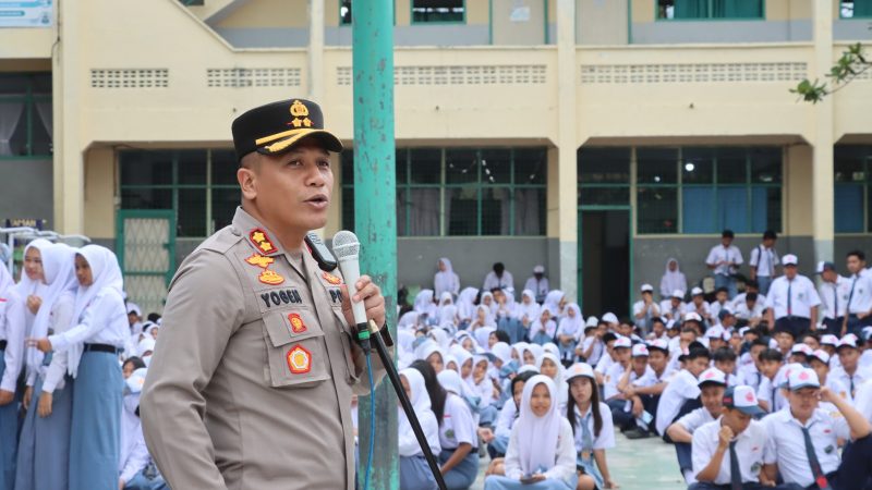 Dalam Upaya Tanggulangi Kenakalan Remaja, Kapolres Pematangsiantar Laksanakan Program Police Go To School