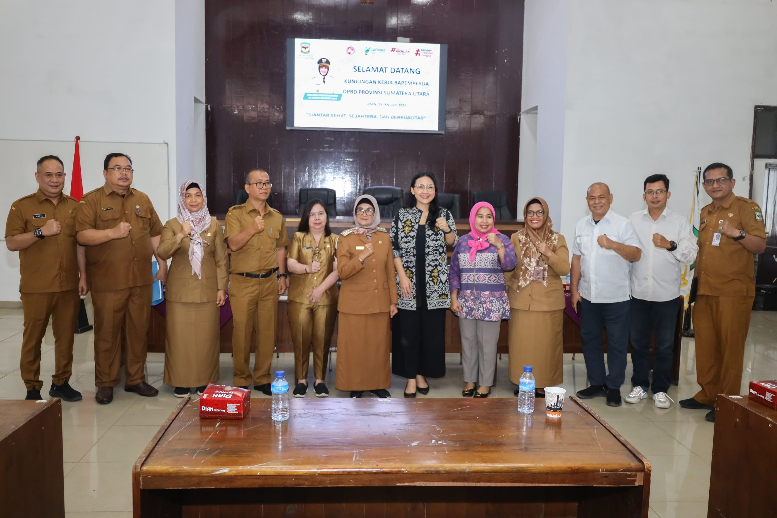 Wali Kota Terima Kunjungan Kerja Badan Pembentukan Peraturan Daerah (Bapemperda) DPRD Provinsi Sumatera Utara