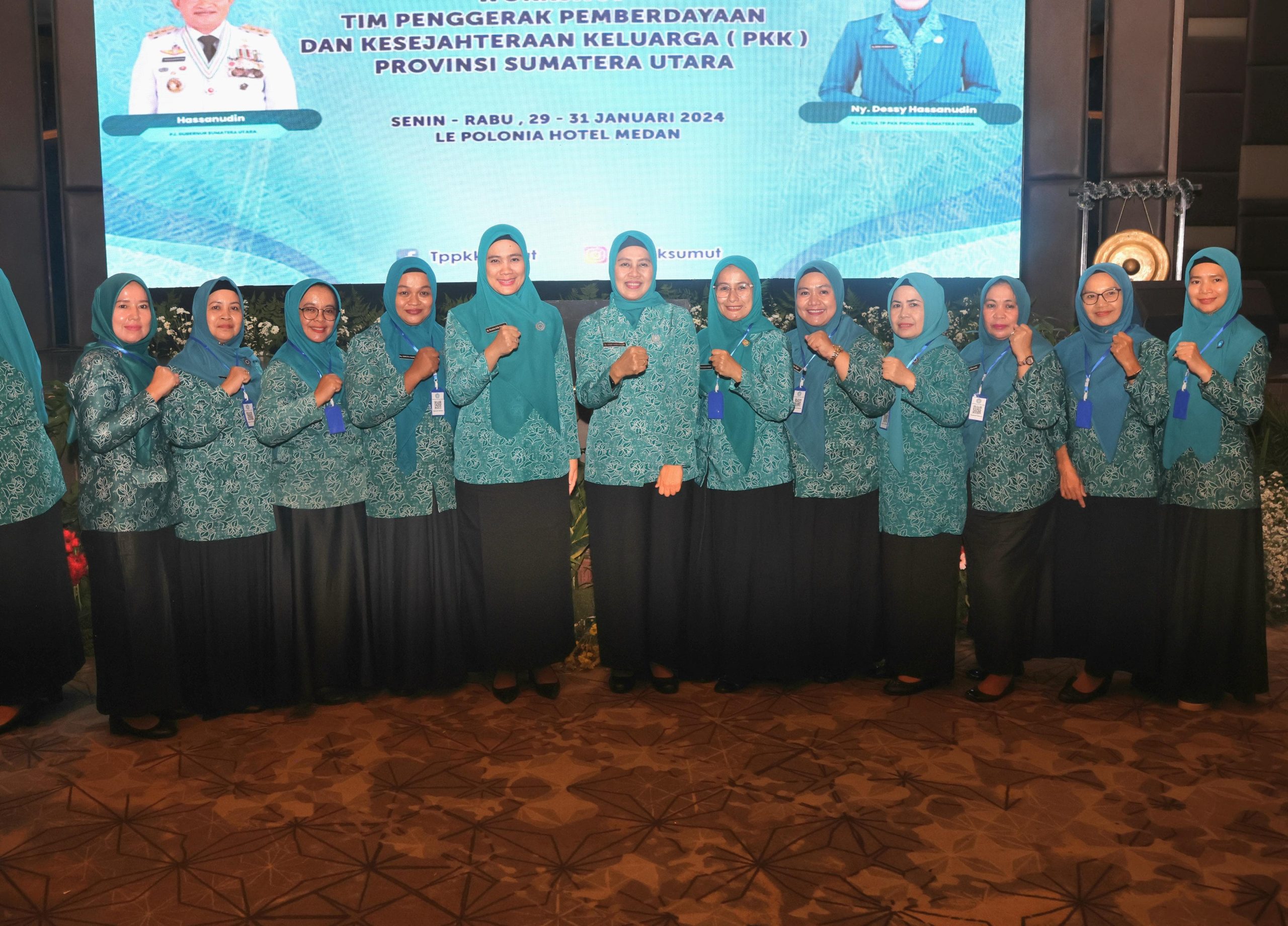 Ketua TP PKK Tapsel Hadiri Pelatihan Tertib Administrasi dan Workshop Pokja