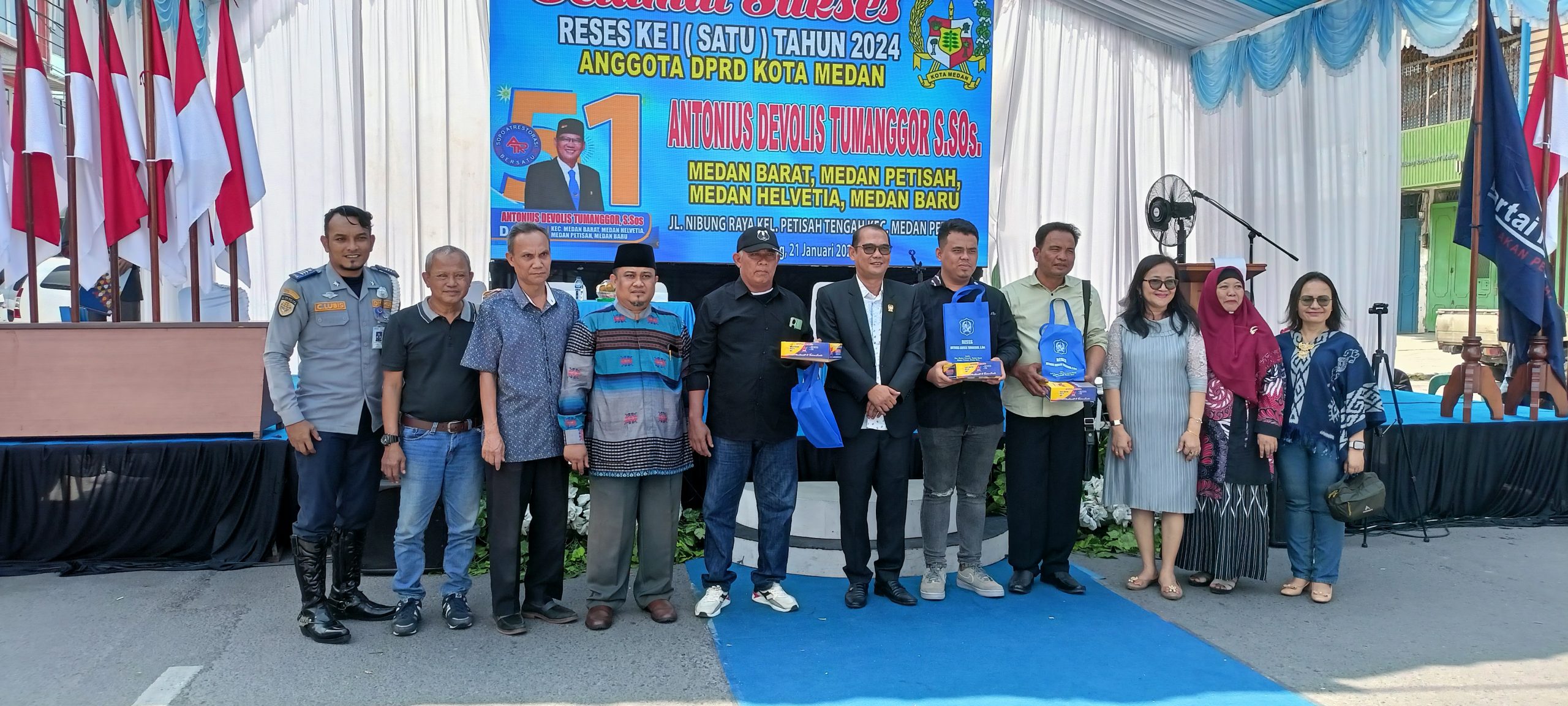 Reses I Tahun 2024, Antonius Tumanggor Berjanji Akan Perjuangkan Nama Jalan Sekip Menjadi Jalan Sahara Olo Panggabean Termasuk Membuat Jalan Nibung Raya Wisata Kuliner