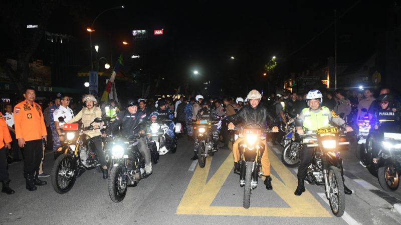 Bersama Forkopimda Monitoring Malam Pergantian Tahun Baru 2024, Pj Gubernur Sampaikan Sumut Aman dan Terkendali