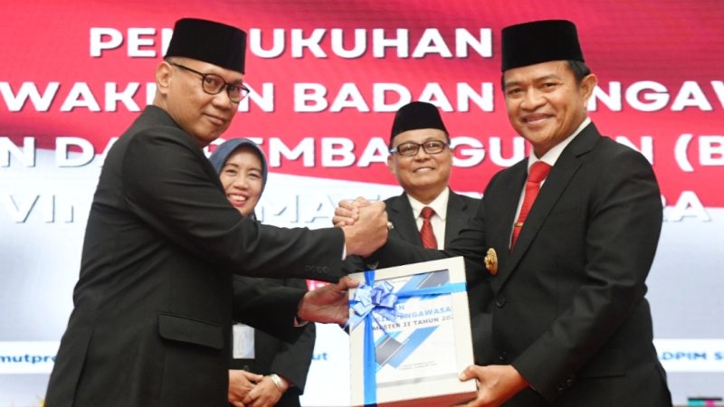 Kukuhkan Kepala BPKP Sumut Pj Gubernur Sumut Sebut BPKP Mitra Strategis Pemprov