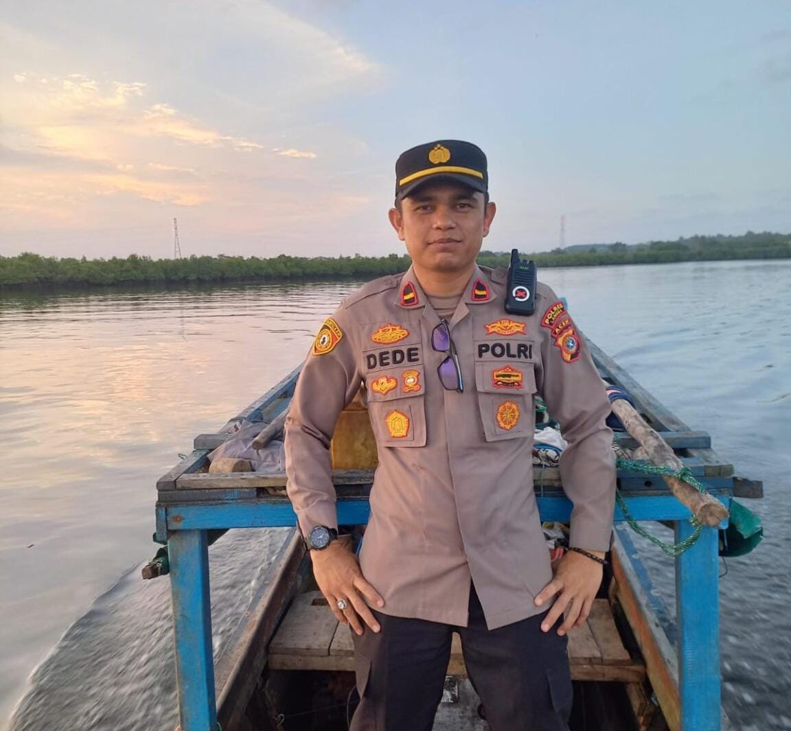 Hindari Imigran Gelap, Kapolsek Rantau Selamat Gelar Patroli Pesisir