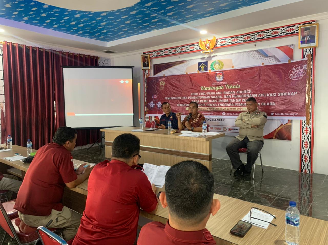 KPU Simalungun Sambangi Lapas Narkotika Kelas IIA Pematangsiantar dalam Rangka Bimtek Kode Etik/Perilaku Badan Adhock