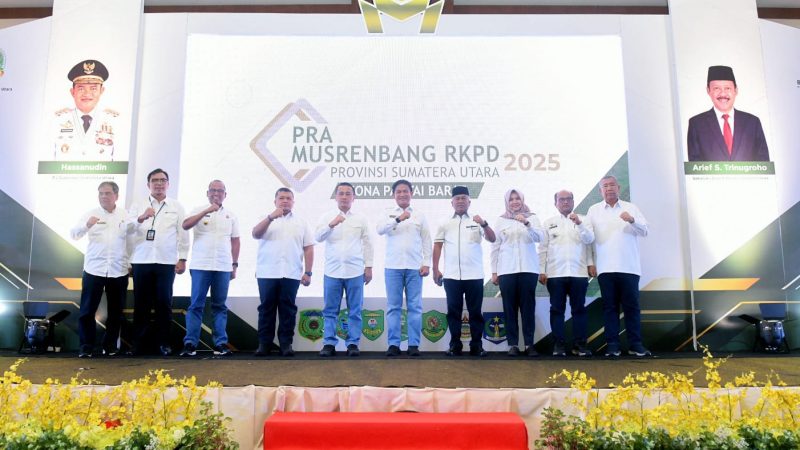 Bupati Tapsel Hadiri Pra Musrenbang RKPD Sumut 2025