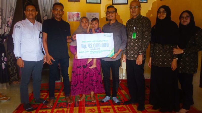 Petugas PPS yang Meninggal di Aceh Utara Dapat Santunan Rp42 Juta Dari BPJS Ketenagakerjaan