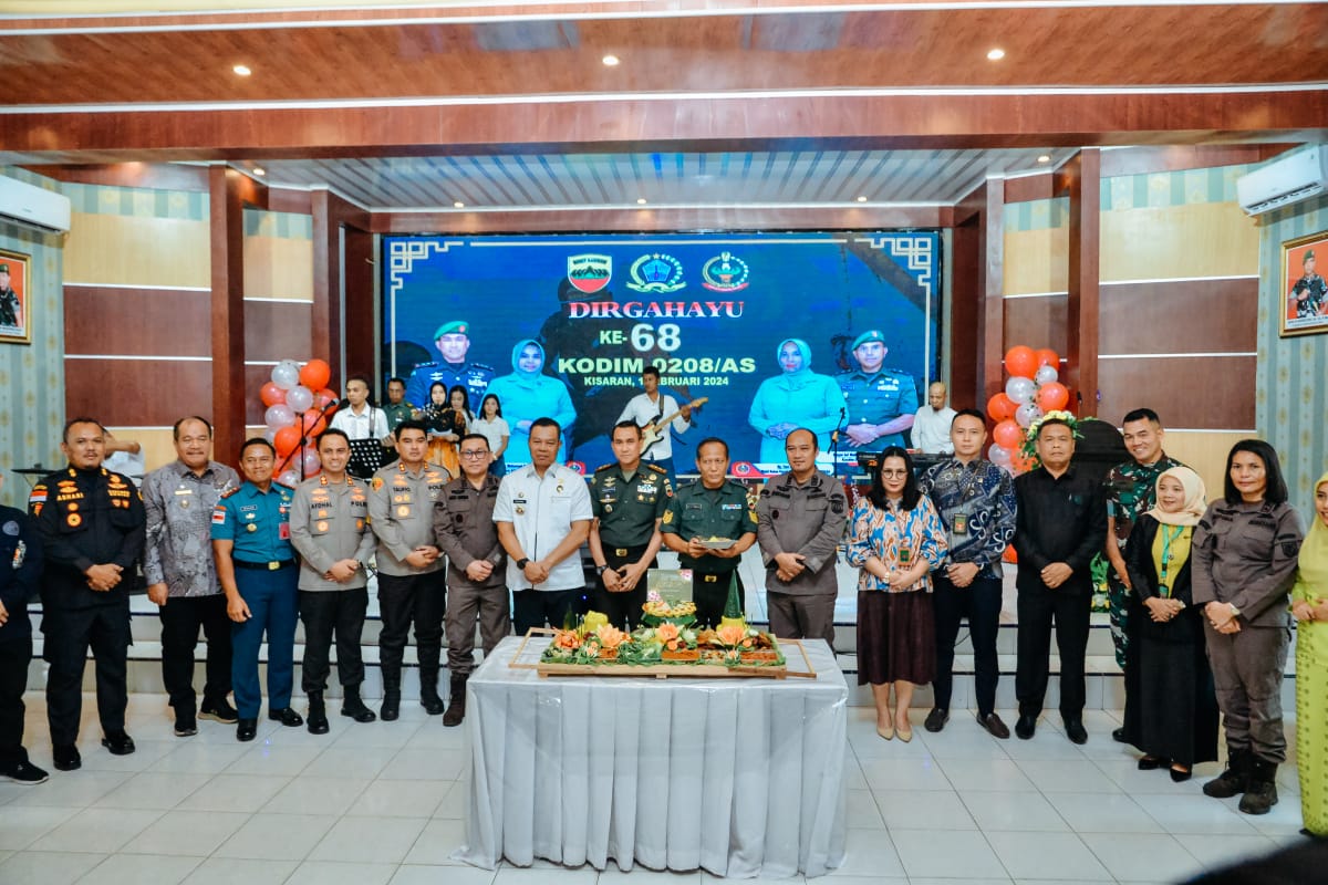 Pj. Bupati Batu Bara Hadiri HUT ke-68 Kodim 0208/AS