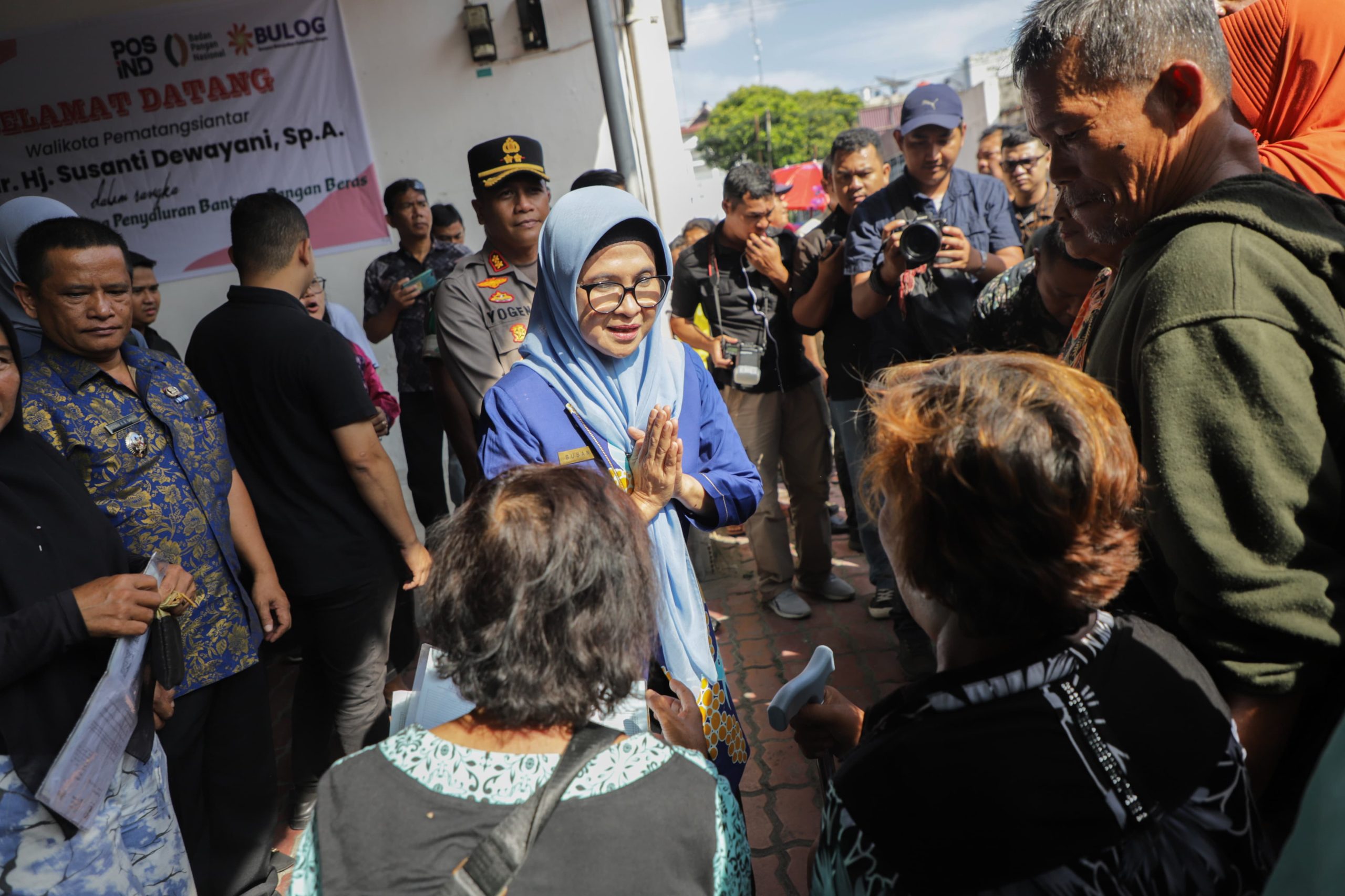 Wali Kota dr Susanti Hadiri Launching dan Simbolis Penyaluran Bantuan Cadangan Pangan Pemerintah (CPP) Tahun 2024