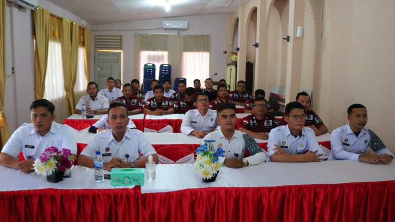Cegah Gangguan Keamanan dan Berantas Peredaran Narkotika, Lapas Kelas IIA Pematangsiantar Hadiri Penguatan oleh Dirpamtel Dirjen PAS Secara Hybrid