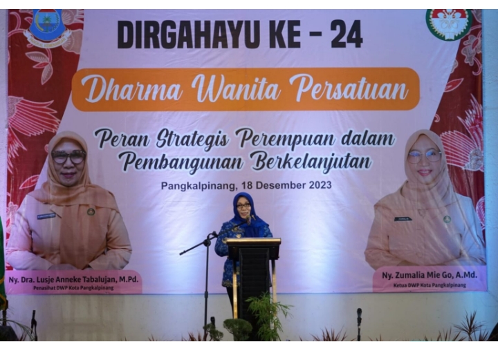 HUT ke-24 DWP Kota Pangkalpinang, Lusje Ajak Anggota Tingkatkan Kemampuan dan Keterampilan