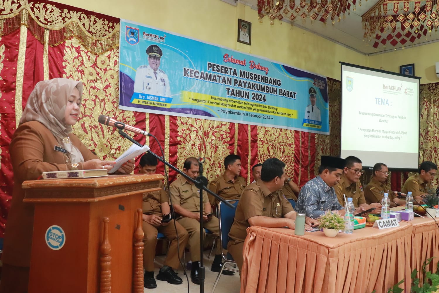 Kecamatan Payakumbuh Barat Gelar Musrenbang,Staf Ahli Wali Kota:Peran Serta Masyarakat Dalam Pembanguna Juga Sangat Perlukan