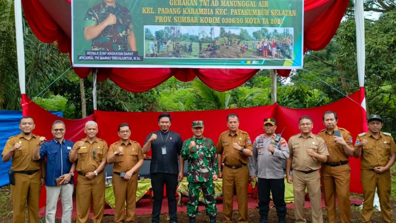 Pj Wali Kota Payakumbuh Diwakili Asisten II Setdako Hadiri Gerakan TNI Manunggal Air