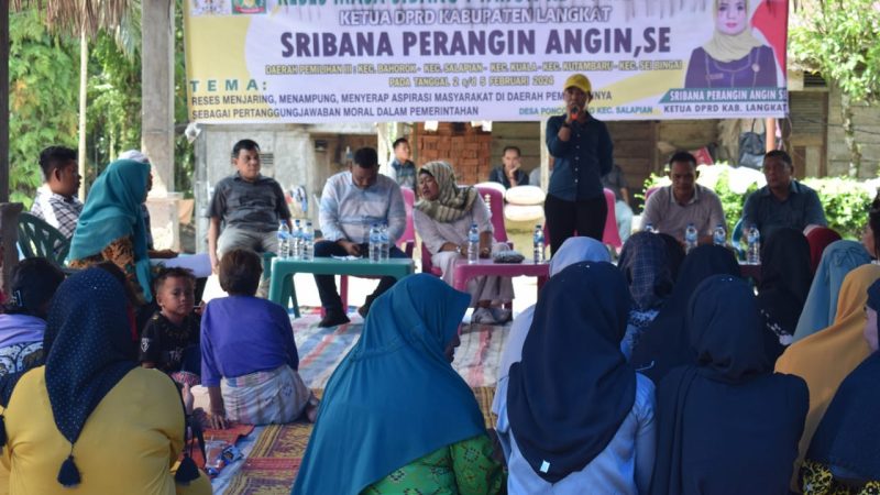 Ketua DPRD Langkat Janji Lanjutkan Pengaspalan Di Resesnya