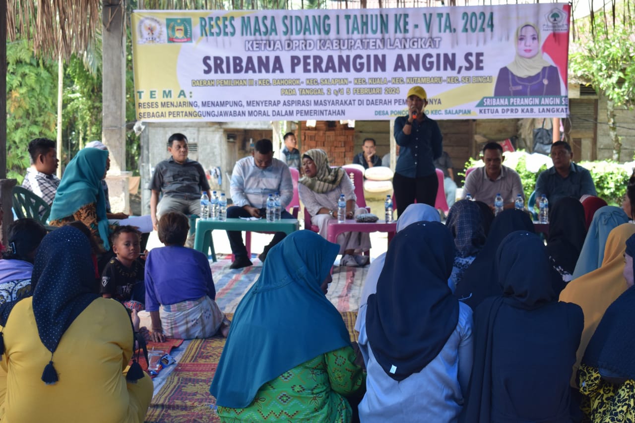Ketua DPRD Langkat Janji Lanjutkan Pengaspalan Di Resesnya