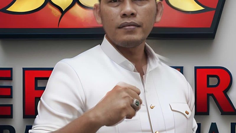 Berjuang Bersama Gerindra, Mantan Walpri Wagub MY Dian Februansyah Terus Menyapa Rakyat OI-OKI
