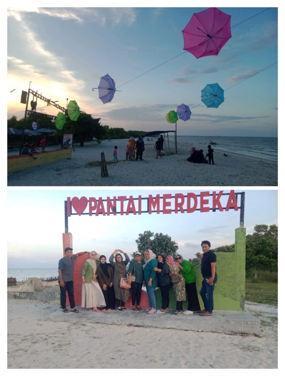 Libur Panjang, Pengunjung Kota Medan Pilih Wisata di Pantai Merdeka Bagan Kuala