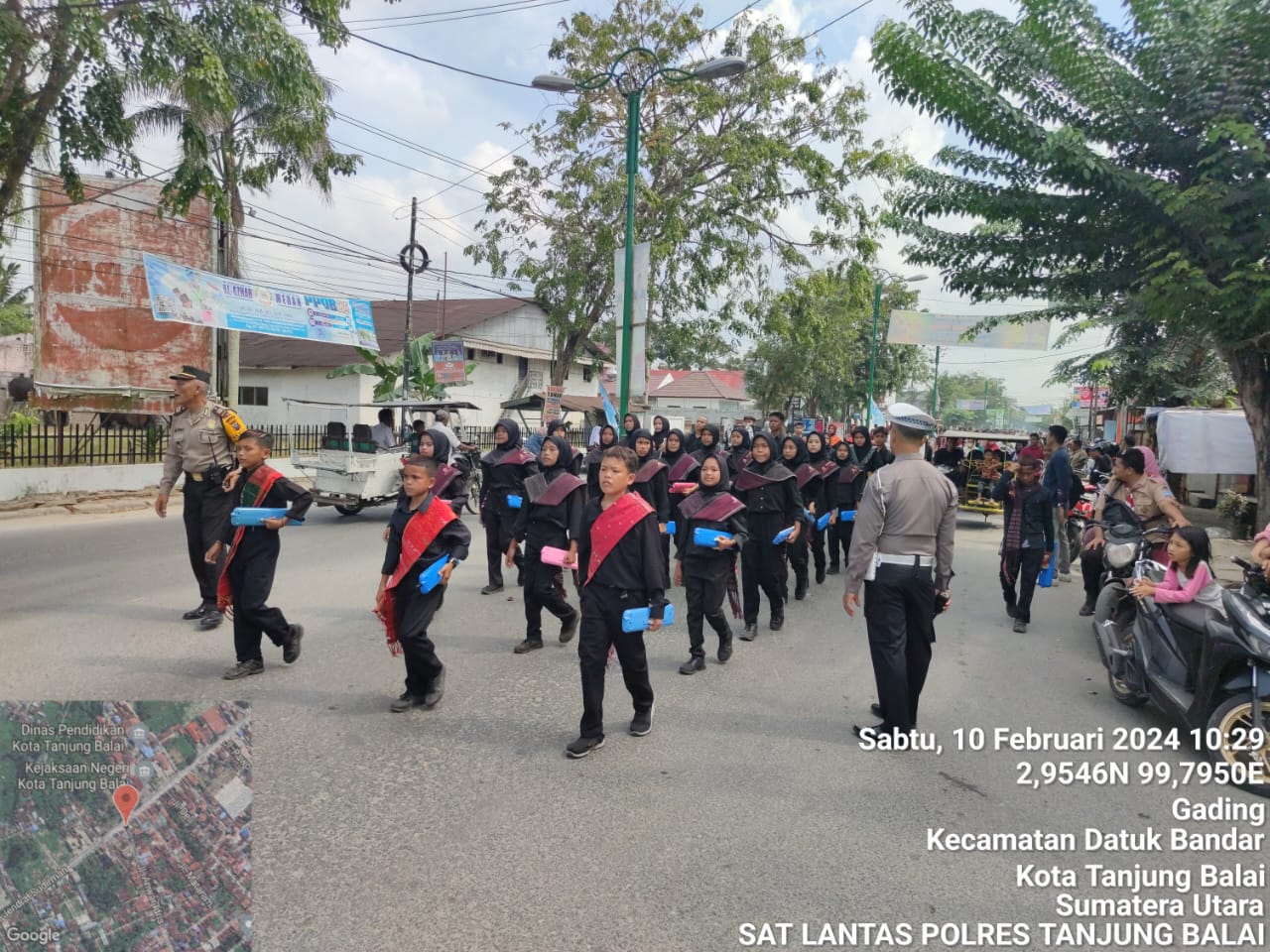 Memperebutkan Piala Kapolres Adakan Perlombaan
