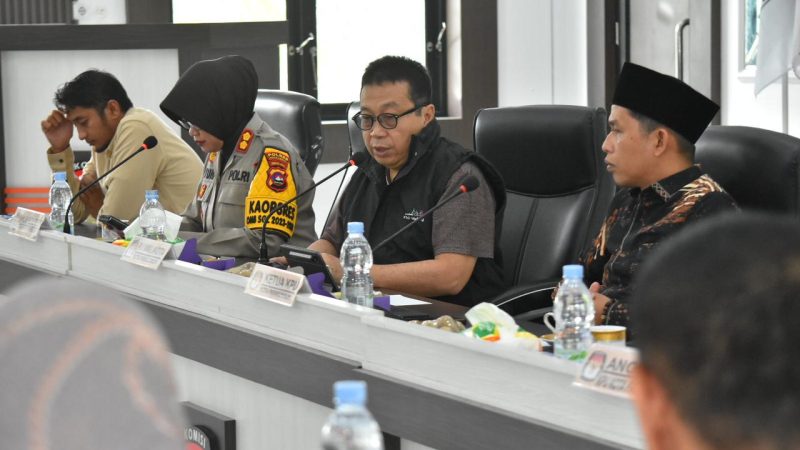 Ikuti Rakor KPU,Jasman:Pemko Payakumbuh Siap Mendukung Kelancaran Pelaksanaan Pemilu