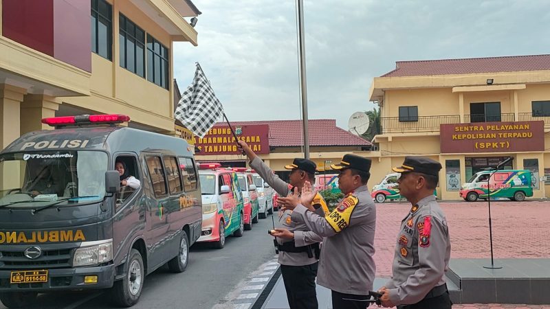 Dukung Pemilu Lancar, Polres Tanjungbalai Siagakan Nakes