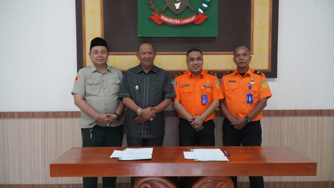 Plt Bupati Syah Afandin Menghibahkan Tanah Pemkab Langkat untuk Bangun Balai Diklat Basarnas