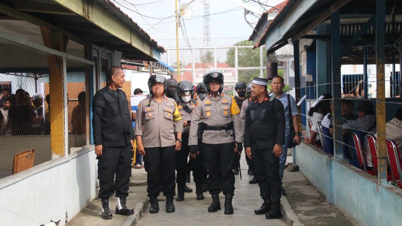 Kapolres Tanjungbalai Pantau Kalapas Dalam Pelaksana Pemilu