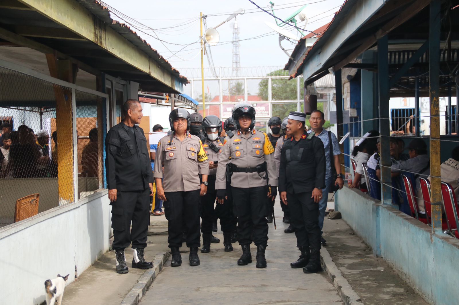 Kapolres Tanjungbalai Pantau Kalapas Dalam Pelaksana Pemilu
