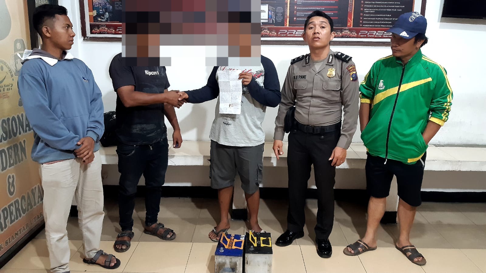Perkara Pencurian Baterai Mobil di Kelurahan Kahean Pematangsiantar Diselesaikan Melalui Problem Solving