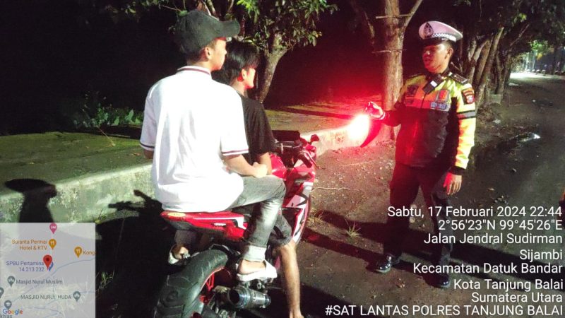 Ciptakan Kondusif, Patroli Gabungan Polres Tanjung Balai, TNI Pemko Sambangi Kantor PPK