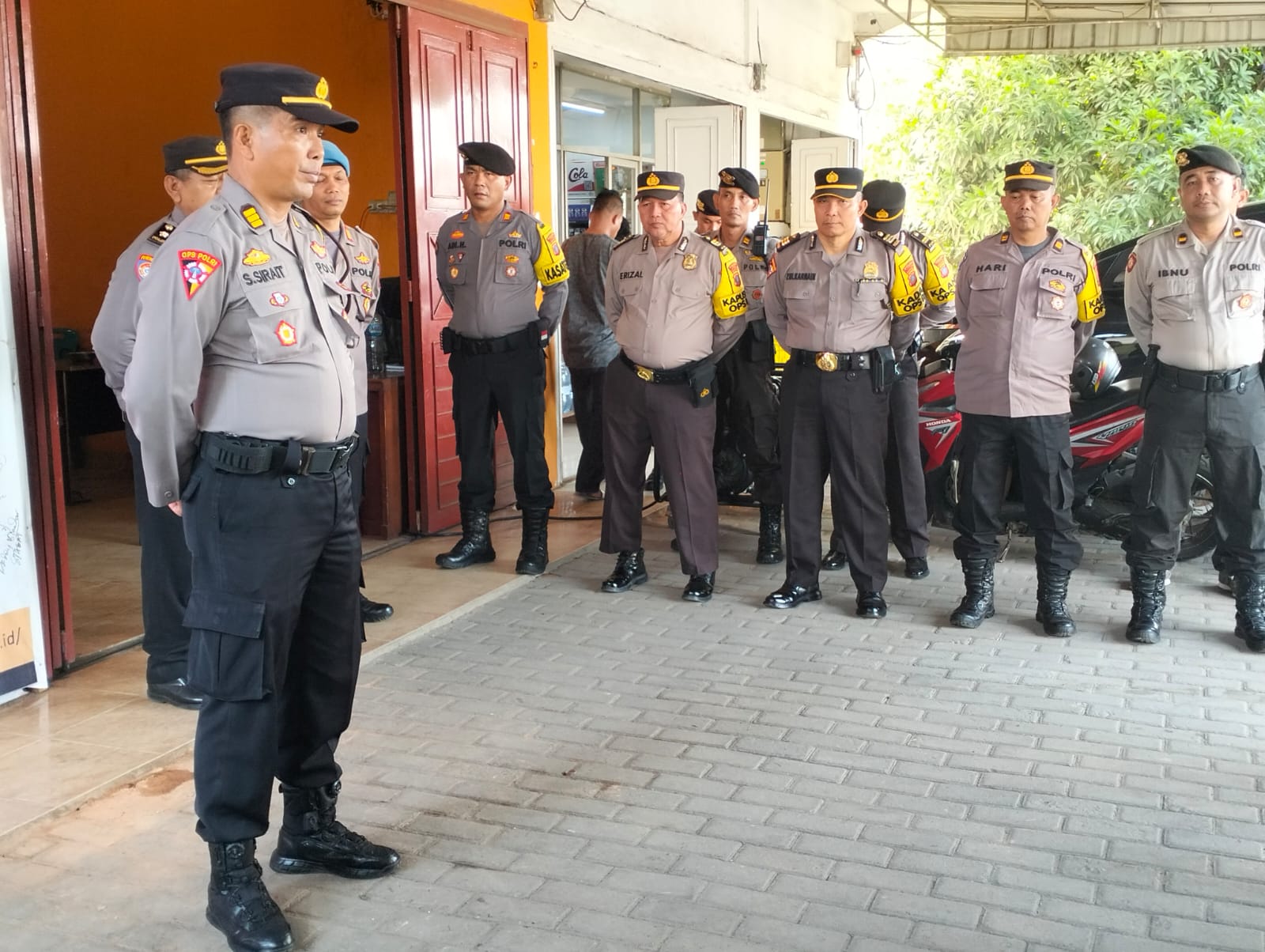 Polres Langkat Polda Sumut Amankan Rapat Pleno Rekapitulasi Pemilu 2024