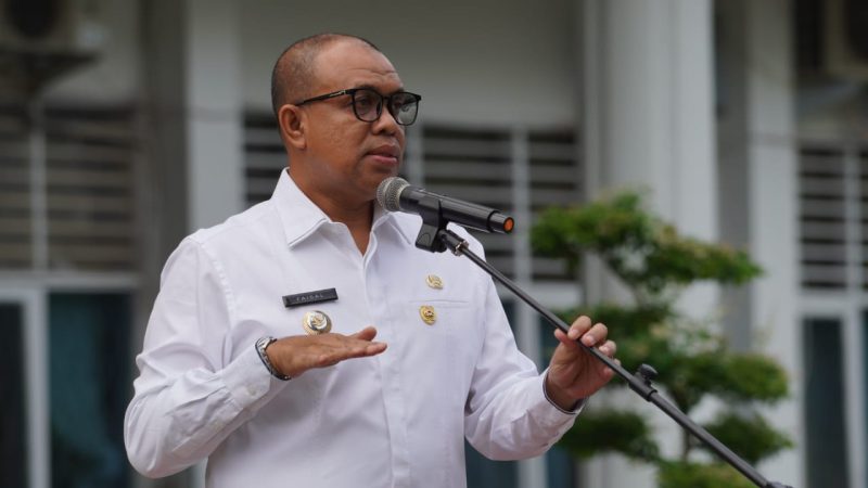 Pimpin Apel Gabungan Perdana, Faisal Hasrimy: Terapkan 4 Prinsip Menjadi ASN Berkualitas