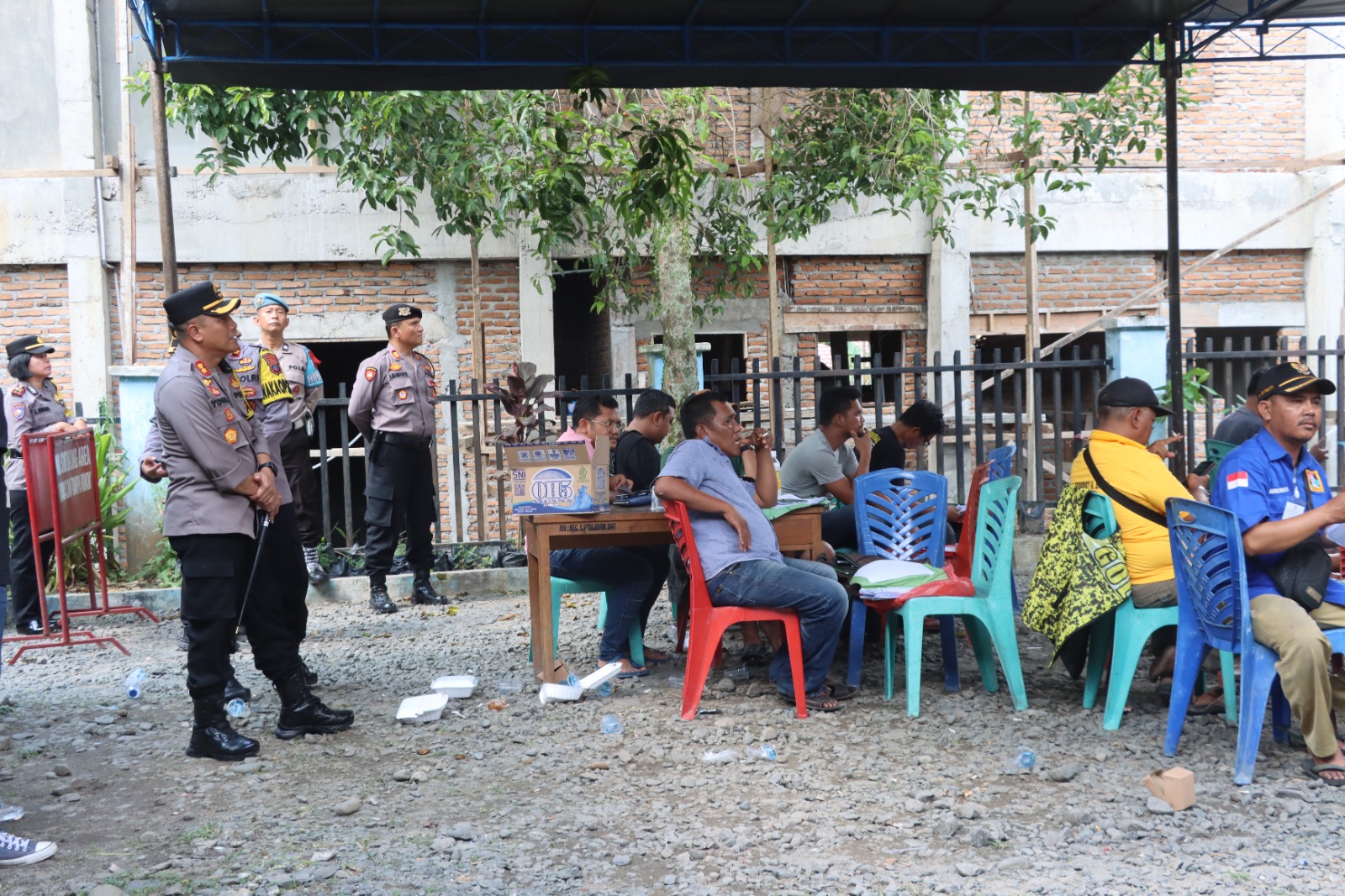 Pasca Pemilu 2024, Kapolres Pematangsiantar Monitoring Pelaksanaan Rapat Pleno di Kecamatan