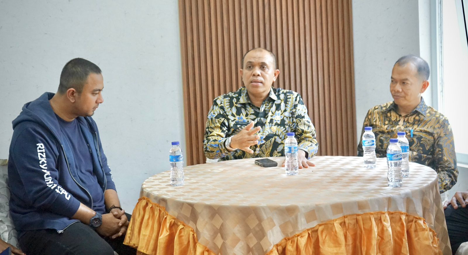 Bersilaturahmi dengan KNPI, Faisal Hasrimy: Wadah Pemuda harus Bersinergi dibawah Kepemimpinan saya