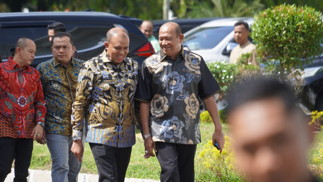 Syah Afandin Titip Kabupaten Langkat Kepada Pj Bupati Langkat Faisal Hasrimy
