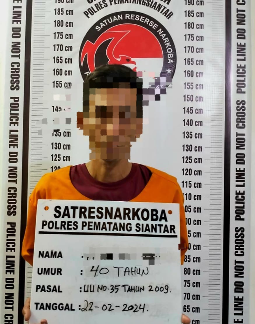 Pria Residivis Pemilik Shabu 1,19 Gram Diciduk Sat Resnarkoba Polres Pematang Siantar