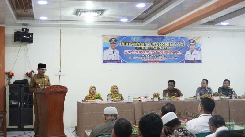 Deklarasi ODF di Limbanang, Bupati Safaruddin Minta Komitmen Seluruh Pihak