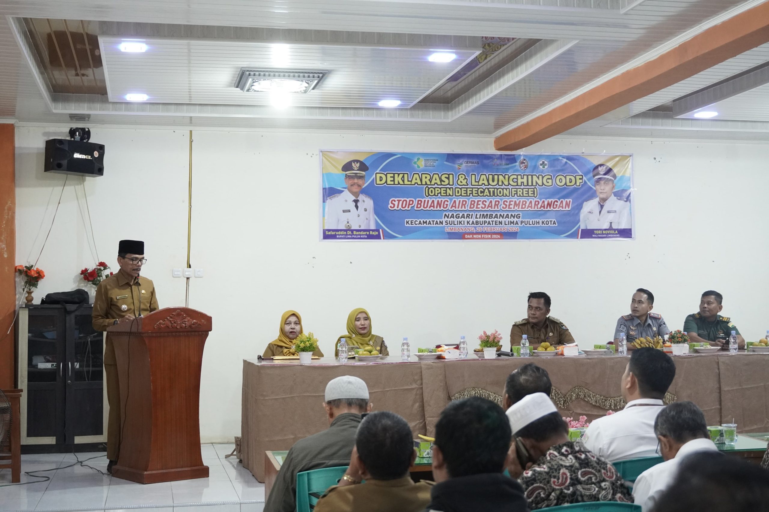 Deklarasi ODF di Limbanang, Bupati Safaruddin Minta Komitmen Seluruh Pihak
