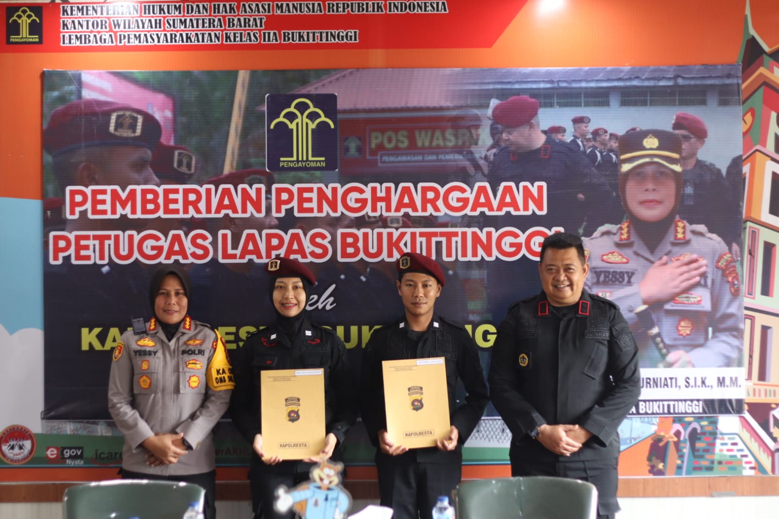 Petugas Lapas Gagalkan Penyeludupan Narkoba, Kapolresta Bukittinggi Berikan Apresiasi